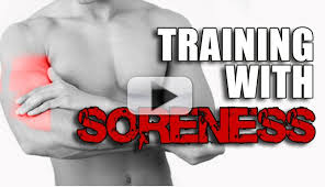 should you workout with muscle soreness