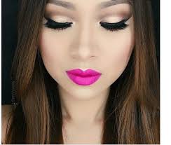 ideas for eye makeup with a fuchsia