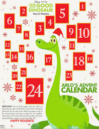 The Good Dinosaur Printable Advent Calendar Thrifty Jinxy