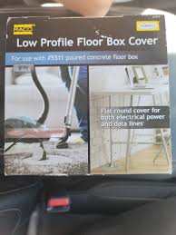 raco round floor box cover kit 2 lift