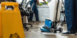 commercial floor cleaning service in