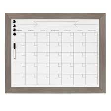 Dry Erase Calendar Memo Board