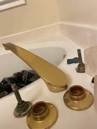 replacing roman deck tub faucet trim