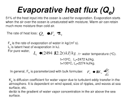 Ppt Evaporative Heat Flux Q E