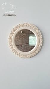 Round Mirror Wall Decor Shabby Chic