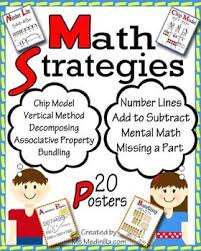 Math Strategies Anchor Charts 20 Posters Ccss 2 Nbt B 5 Add And Subtract