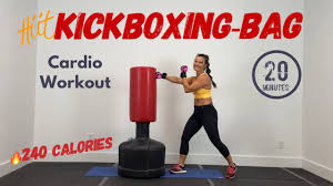 standing punching bag workout for