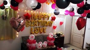 Momjunction gives you some romantic and sweet ideas to spice up the birthday. Birthday Surprise Decoration For Girlfriend Romantic Room Decoration Ideas Balloon Decoration Youtube