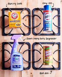 Maybe it will make cleaning up a little easier. Best Way To Clean Enameled Stove Grates Kitchn