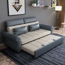 with stool pull out sofa