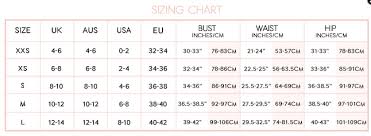 House Of Cb Size Chart Rose Gold Closet House Of Cb