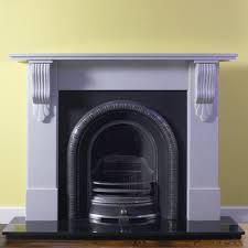 Acanthus Corbel Marble Fireplace