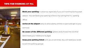 parking at fort lauderdale airport fll
