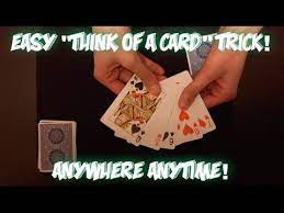 Maybe you would like to learn more about one of these? Insanely Easy Think Of A Card Card Trick Performance And Tutorial Youtube