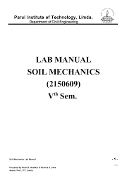Sm Lab Manual
