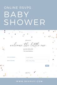 Online Invitation And Rsvp Management For Baby Showers Fully