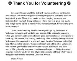 Letter Of Appreciation For Volunteering Sample Templates