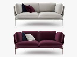 two seater sofa 3d model