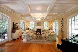 coffered ceilings faux wood beams t
