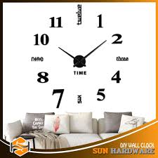 Sun Hardware Diy Large Wall Clock For