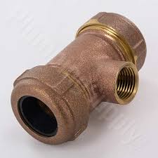 Bronze Compression Dresser Type Fittings For Iron Or