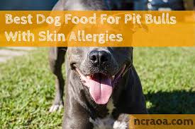 best dog food for pit bulls with skin