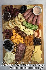 how to make a meat and cheese platter