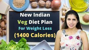 indian veg t plan for weight loss