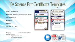 Download 10 Science Fair Certificate Templates Free