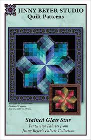 Stained Glass Star Quilt Pattern
