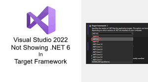 visual studio 2022 not showing net 6