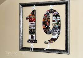 Diy Photo Collage Numbers Tempting Thyme