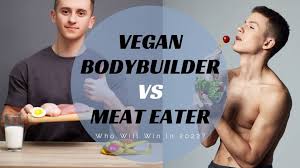 vegan bodybuilder vs meat eater who