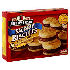 jimmy dean biscuits sausage snack size