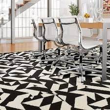 white geometric stripe carpet tile