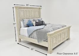 Big Valley King Size Bed White Home