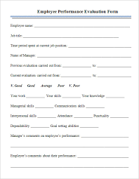 Free 4 Employee Performance Appraisal Form Templates In Pdf
