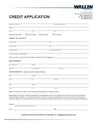Business Credit Application Pdf Template Business Credit Application