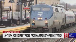 direct trains from hartford to penn station