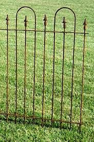 4 Ft Tall Wrought Iron Fence Two Hoop