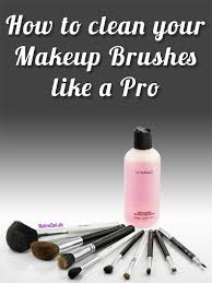 how to clean your makeup brushes like a