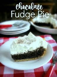 southern chocolate fudge pie aka