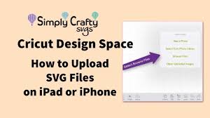upload svg files on ipad or iphone