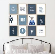 Boys Room Decor Teen Boy Wall Art