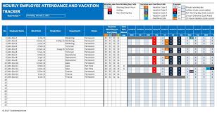 Employee Vacation Planner Exceltemplate Net