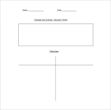 30 T Chart Template Word Simple Template Design