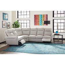 venus leather power reclining sectional