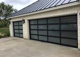 Full View Glass Garage Doors Modern