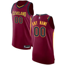 Nike Authentic Mens Maroon Nba Jersey Customized