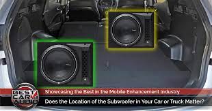 subwoofer in your car or truck